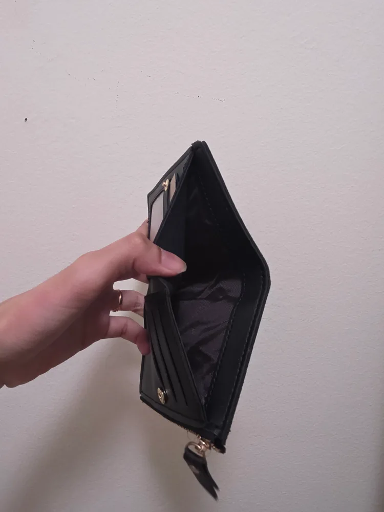 Black Wallet with Cherry Design image indicator(5)