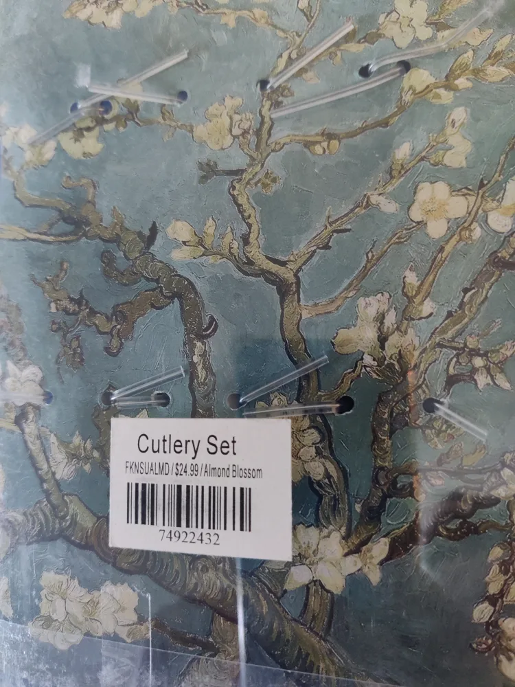 Van Gogh Almond Blossom Cutlery Set image indicator(2)