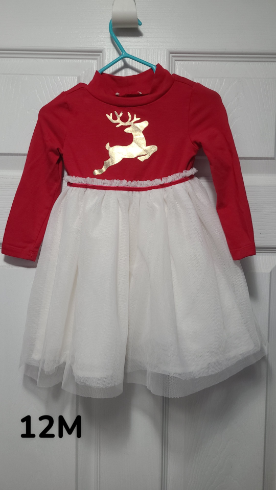 Christmas Reindeer Dress + Accessories
