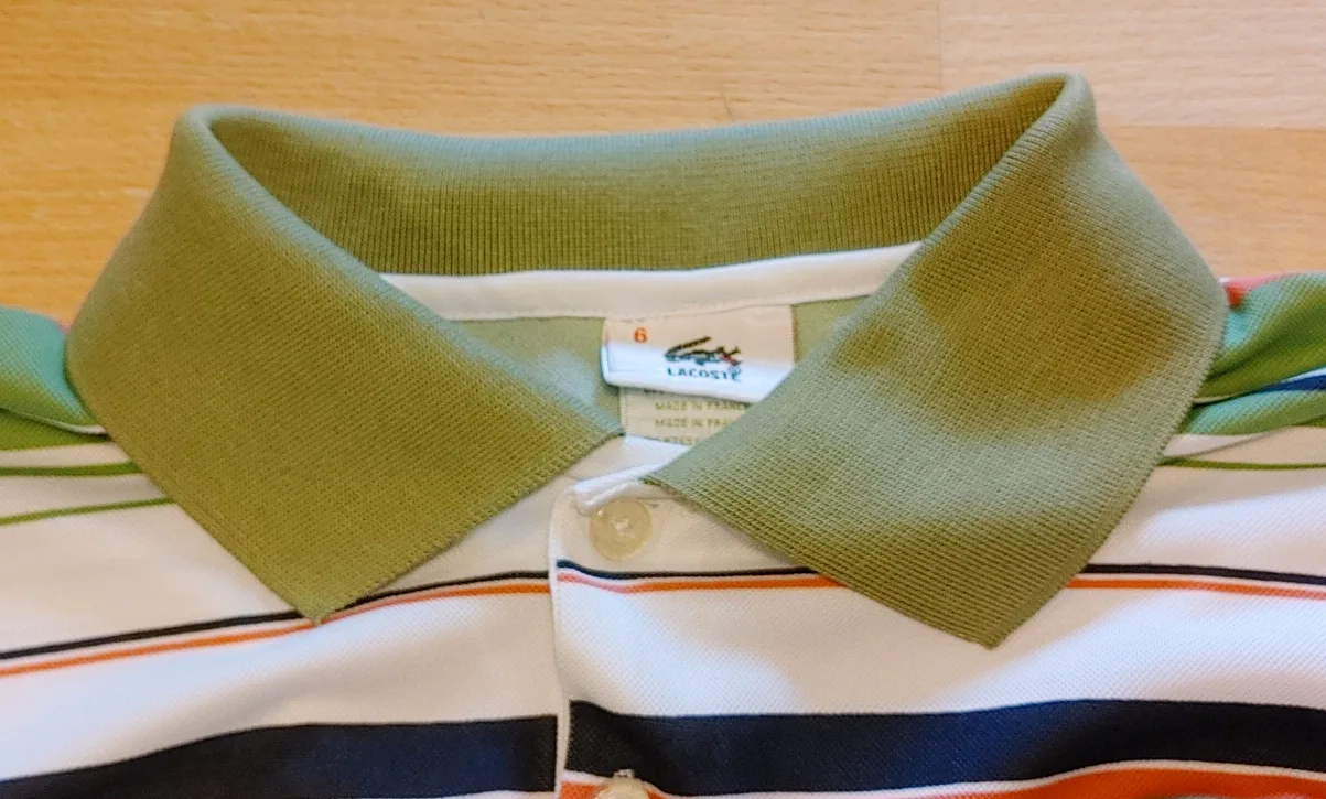 Lacoste Striped Polo Shirt - Size 6 image indicator(6)