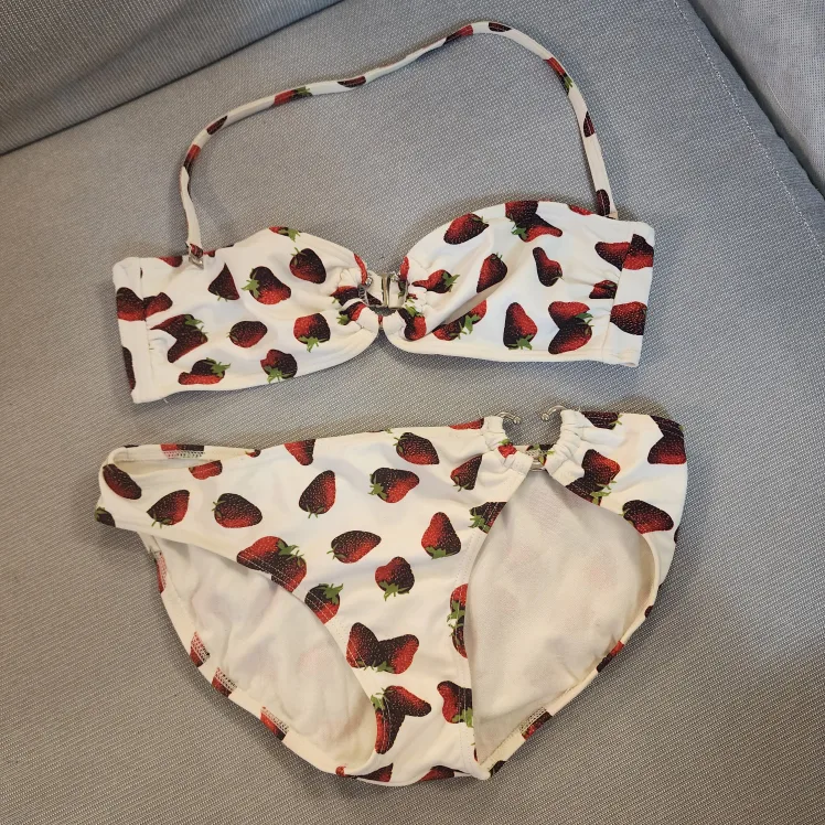 Unique Strawberry Print Bikini thumbnail