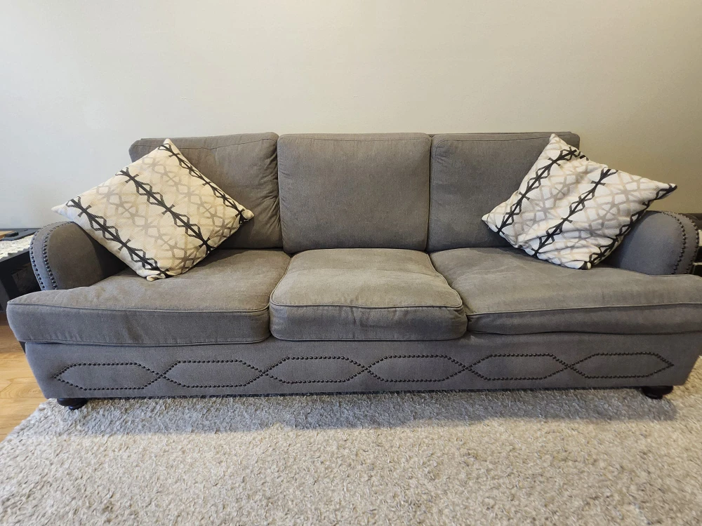 Grey 3-Seat Sofa plus bonus Grey 2- seat sofa