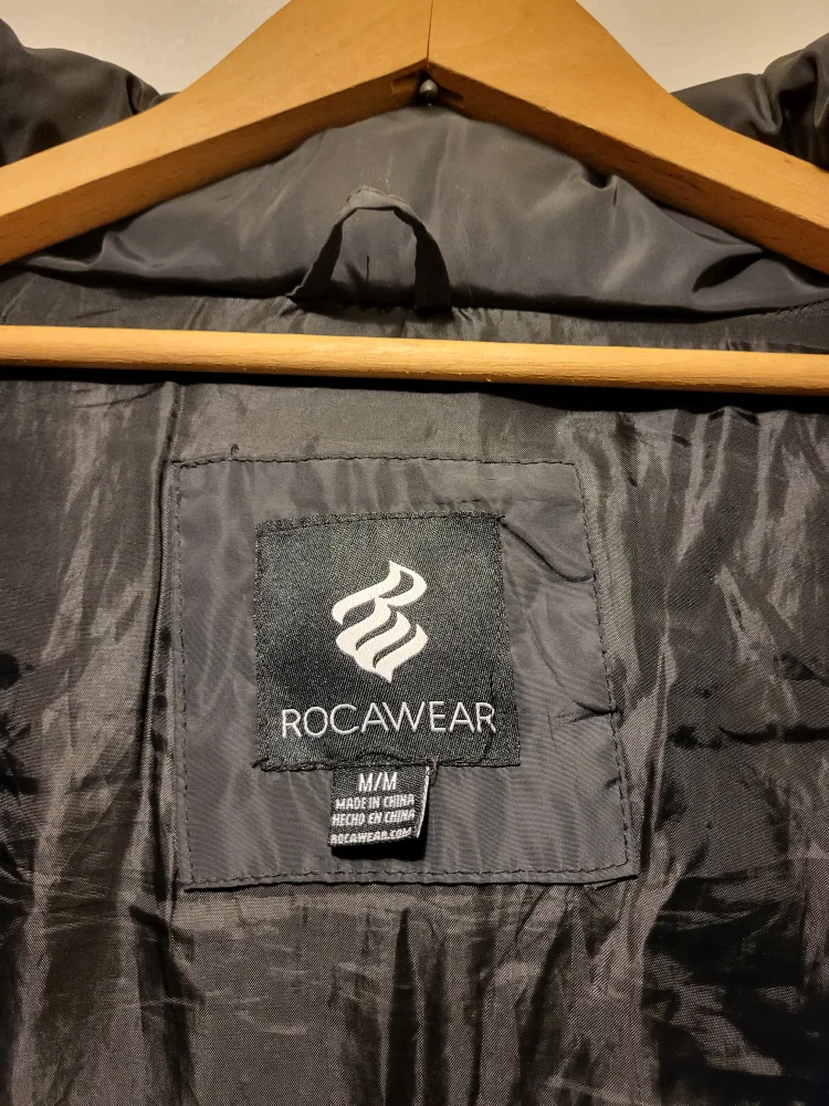 Men's ROCAWEAR Black Puffer Parka Winter Jacket Size: M/L image indicator(4)