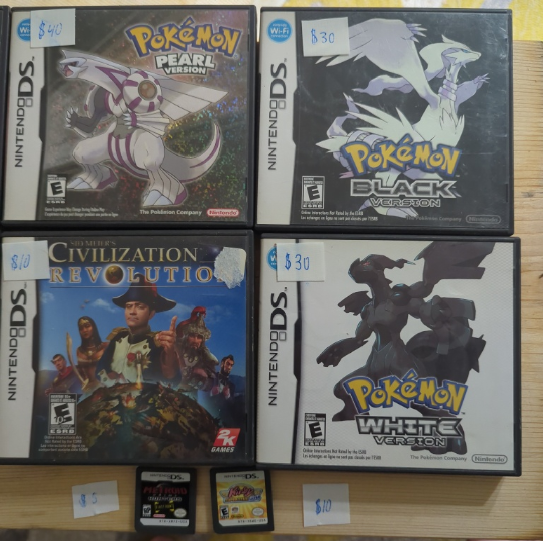 Nintendo DS Games - Pokemon, Civilization, Spore & More! - photo 2