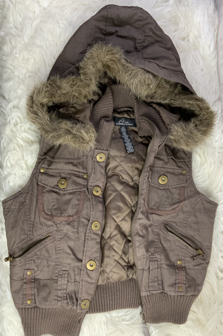 Brown vest