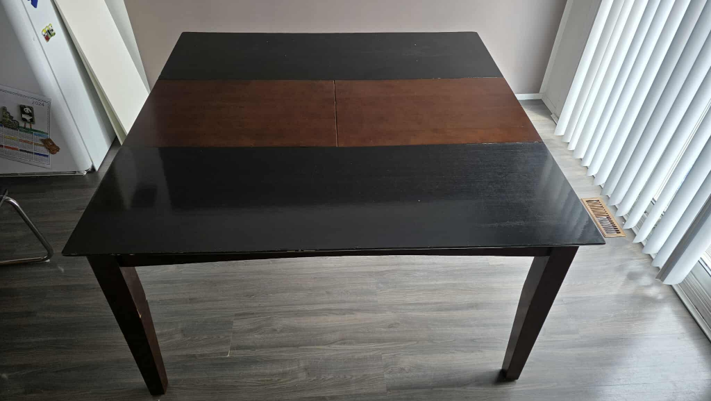 Dark Brown Extendable Dining Table - photo 3