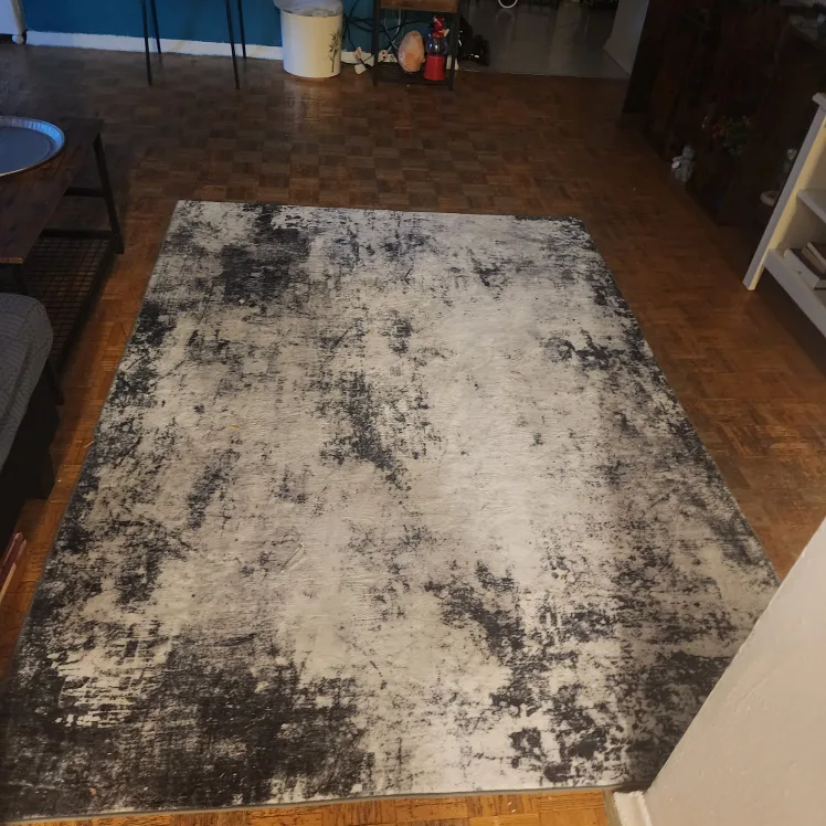 Area Rug - Grey and White thumbnail