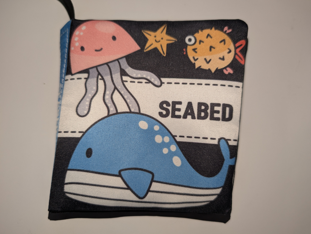 Ocean Animals Soft Cloth Book for Baby