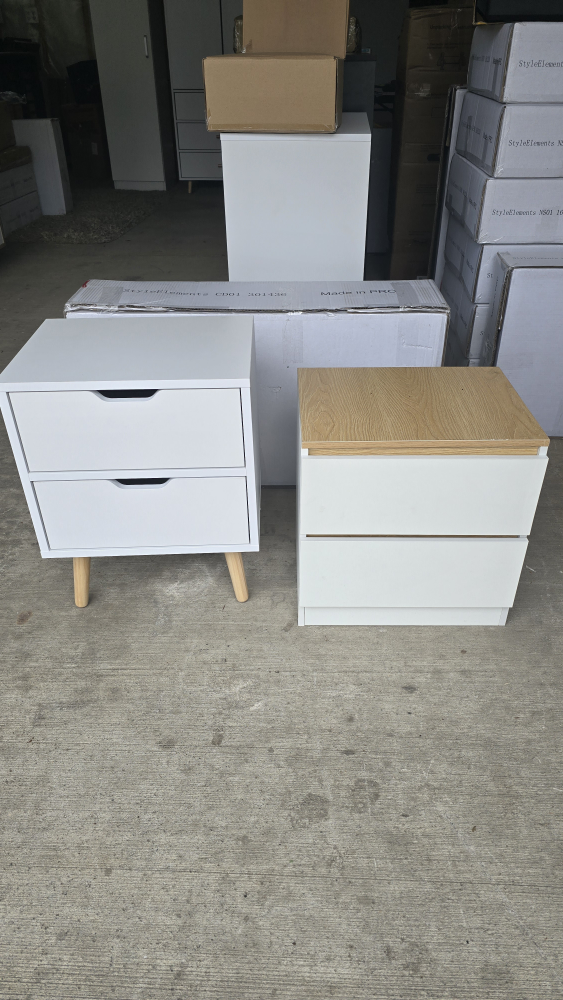 NEW & CHEAP Two Drawer Nightstands