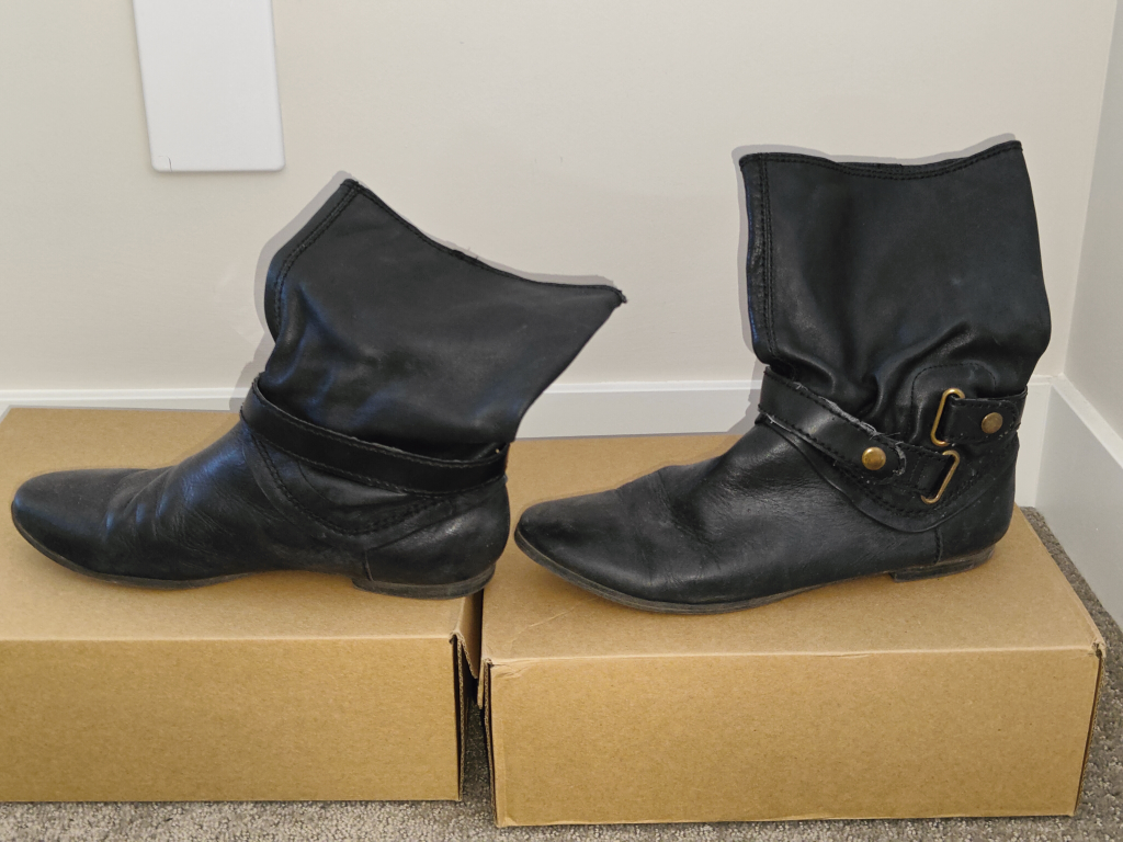 Nine West Women Leather Boots - Black - Size US 8.5 M - photo 3