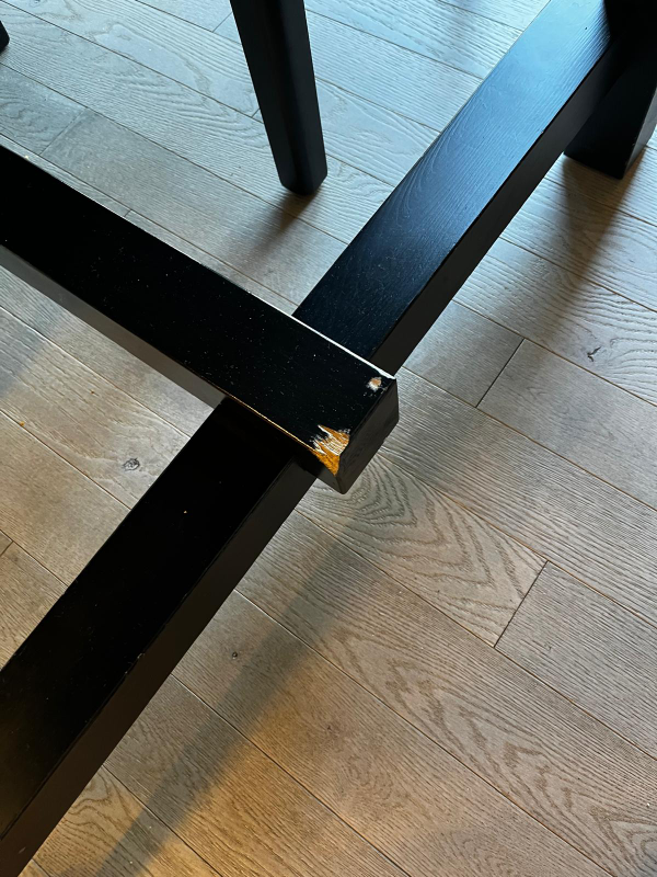 Extendable Black Dining Table - photo 3