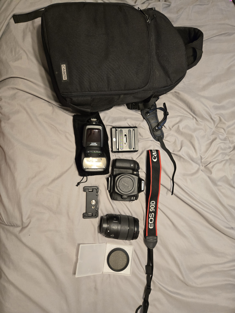 Canon EOS 90D Camera with Accessories