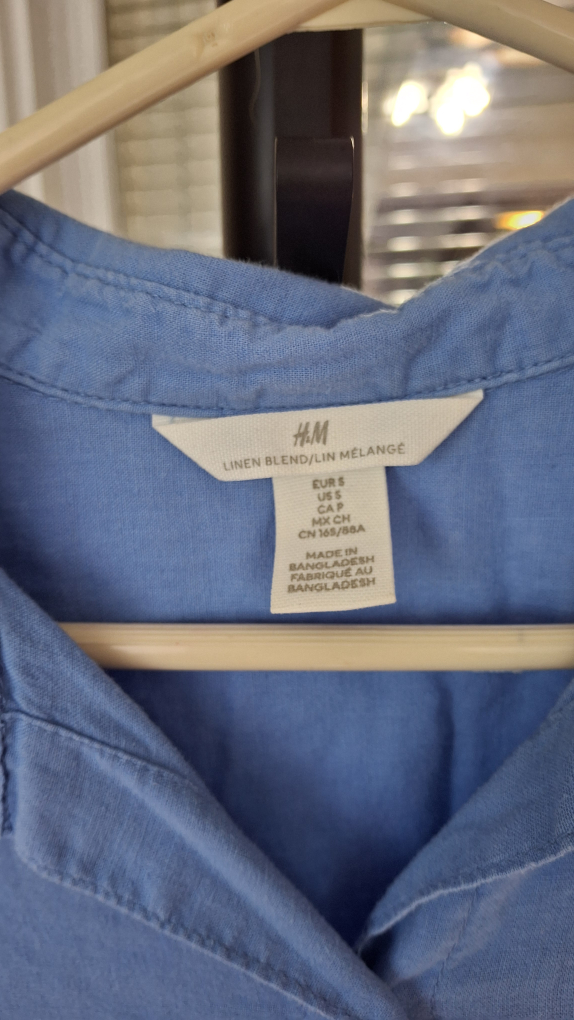 H&M Linen Blend Shirt - Size S - photo 2