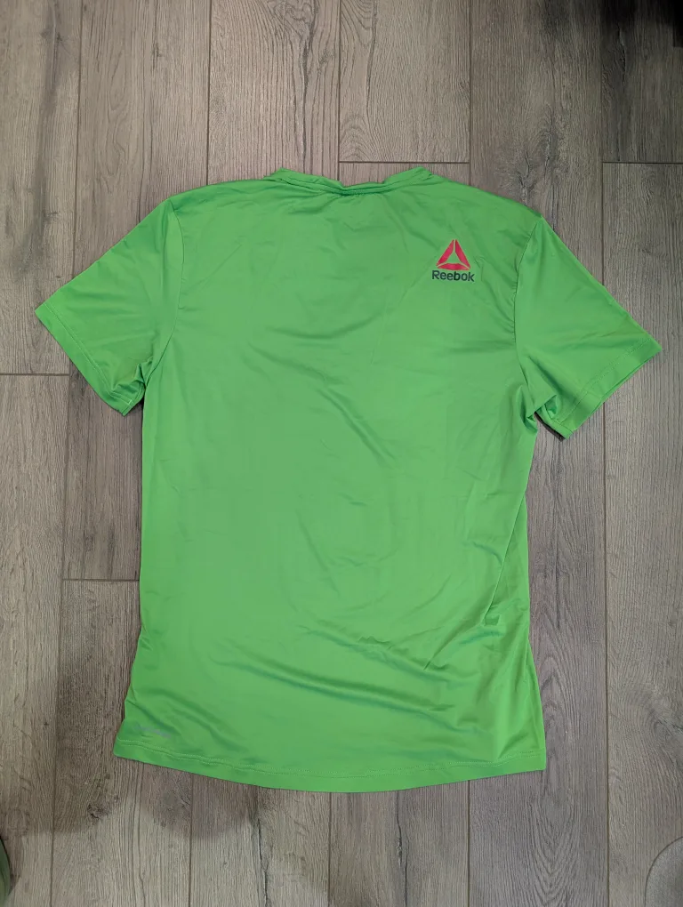 NWT - Men's Reebok One Series Green Running Shirt Size S image indicator(6)
