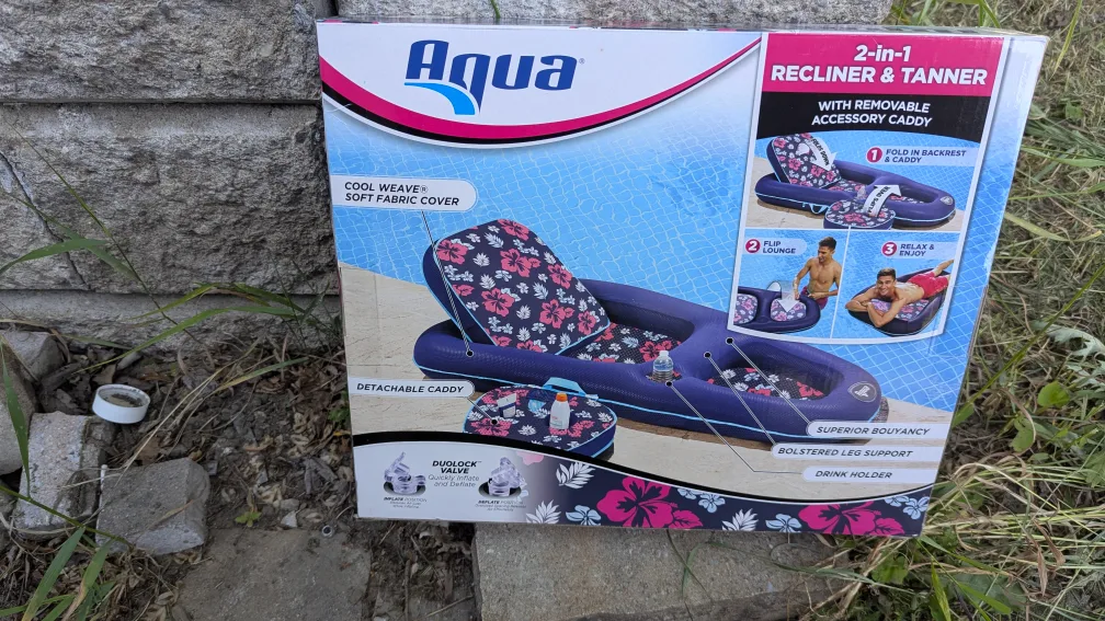 Aqua 2-in-1 Recliner & Tanner Lounger image indicator(3)