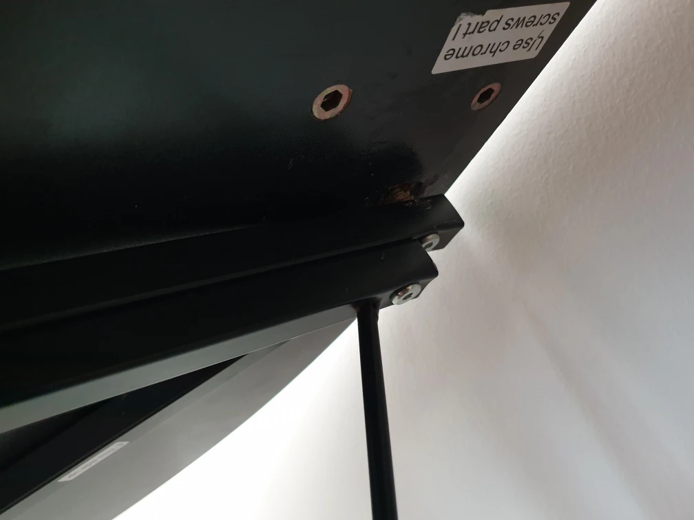 Black L-Shaped Desk with Keyboard Tray - photo 4
