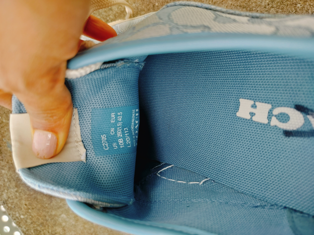 Coach Blue Sneakers - photo 2