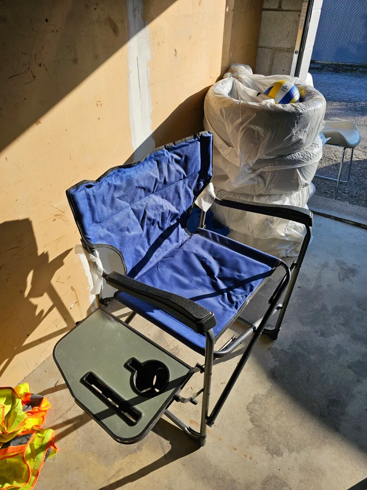 Ozark Trail Camping Chair with Side Table image indicator(4)