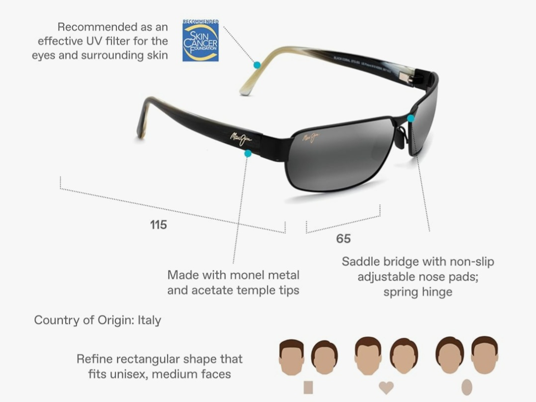 Maui Jim Black Coral Sunglasses - photo 5