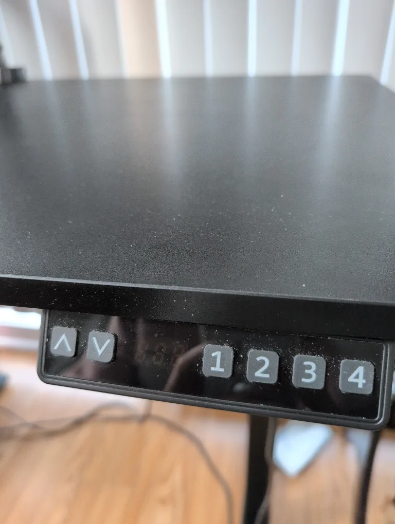 Electric Black Standing Desk image indicator(2)