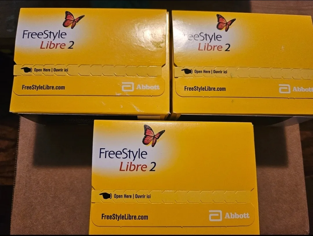 3 freestyle Libre 2 glucose diabetic sensors sealed thumbnail