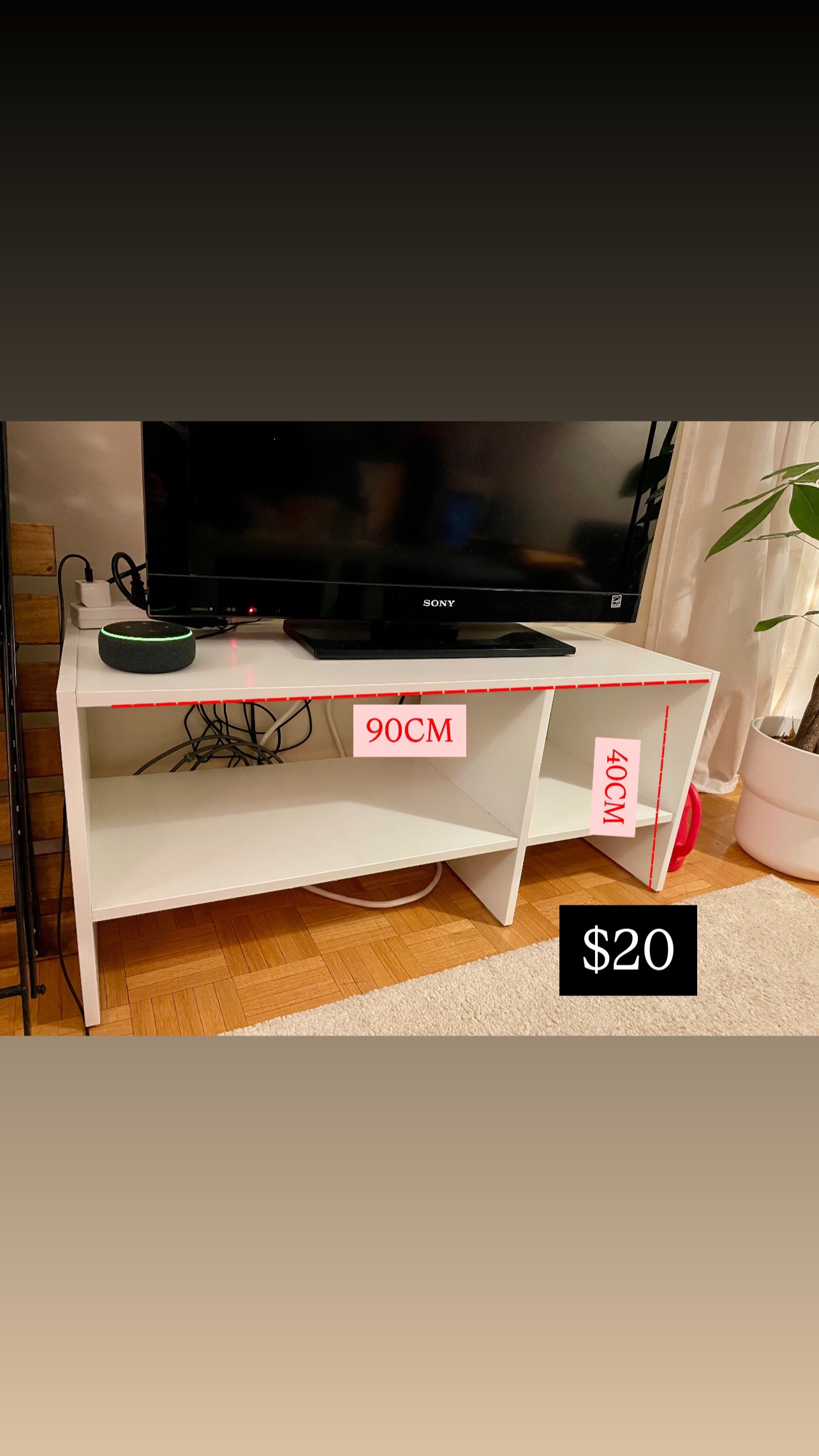 White TV Stand