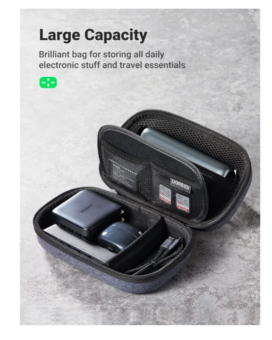 Grey UGREEN Electronics Travel Case - photo 4