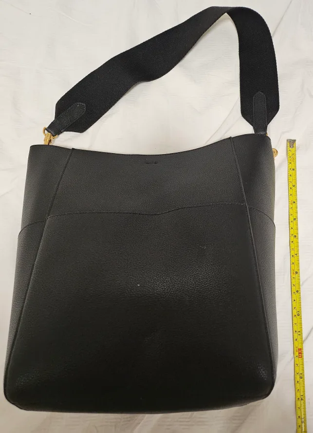 Black Leather Shoulder Bag thumbnail