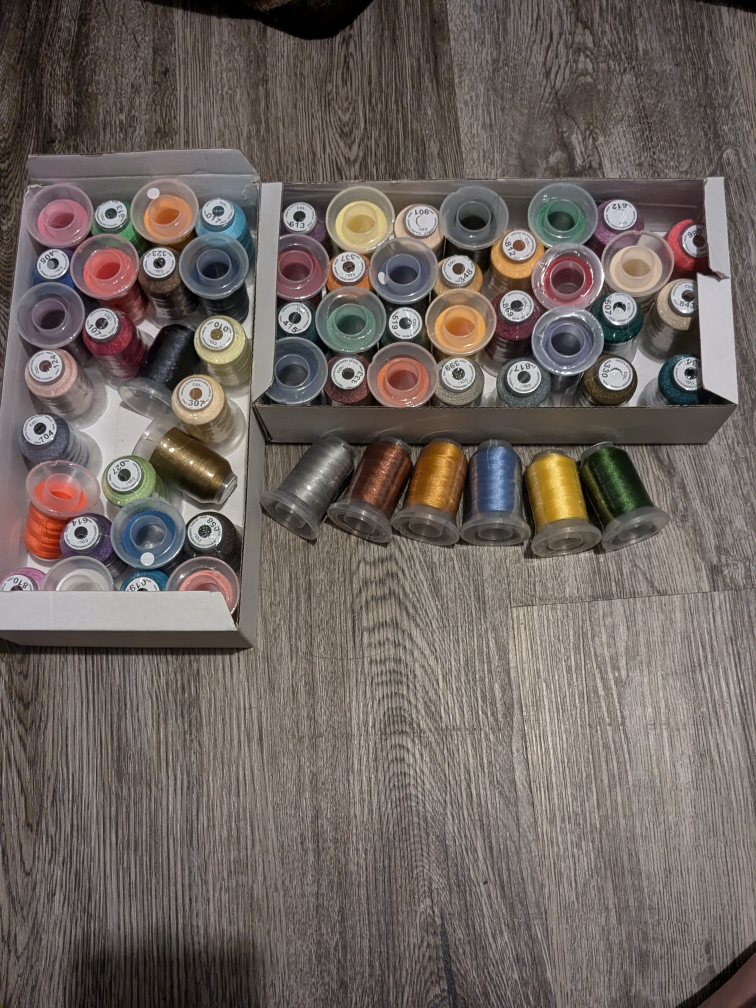 New Brothread Embroidery Machine Thread - 63 Spools - photo 2