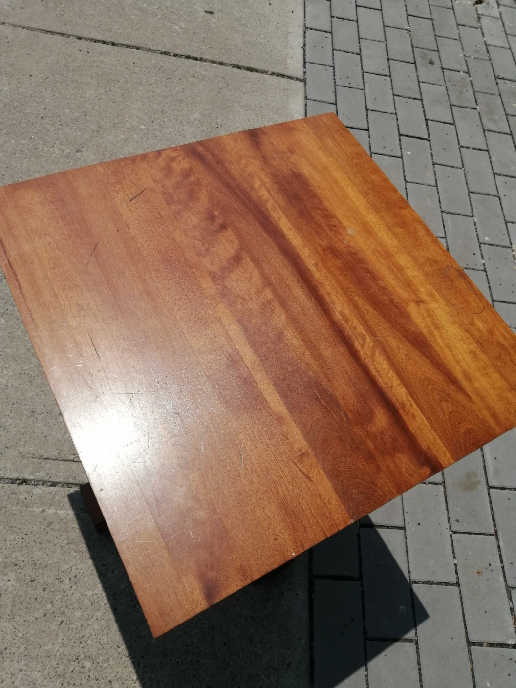 Wooden Pedestal Table - photo 3
