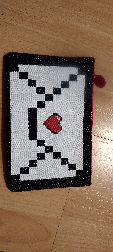Pixel Heart Envelope Cosmetic Bag thumbnail