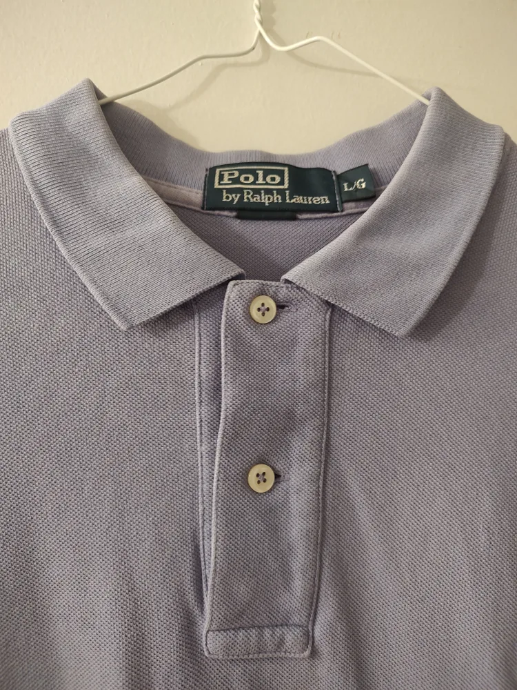 Polo by Ralph Lauren Lavender Polo Shirt - L image indicator(2)