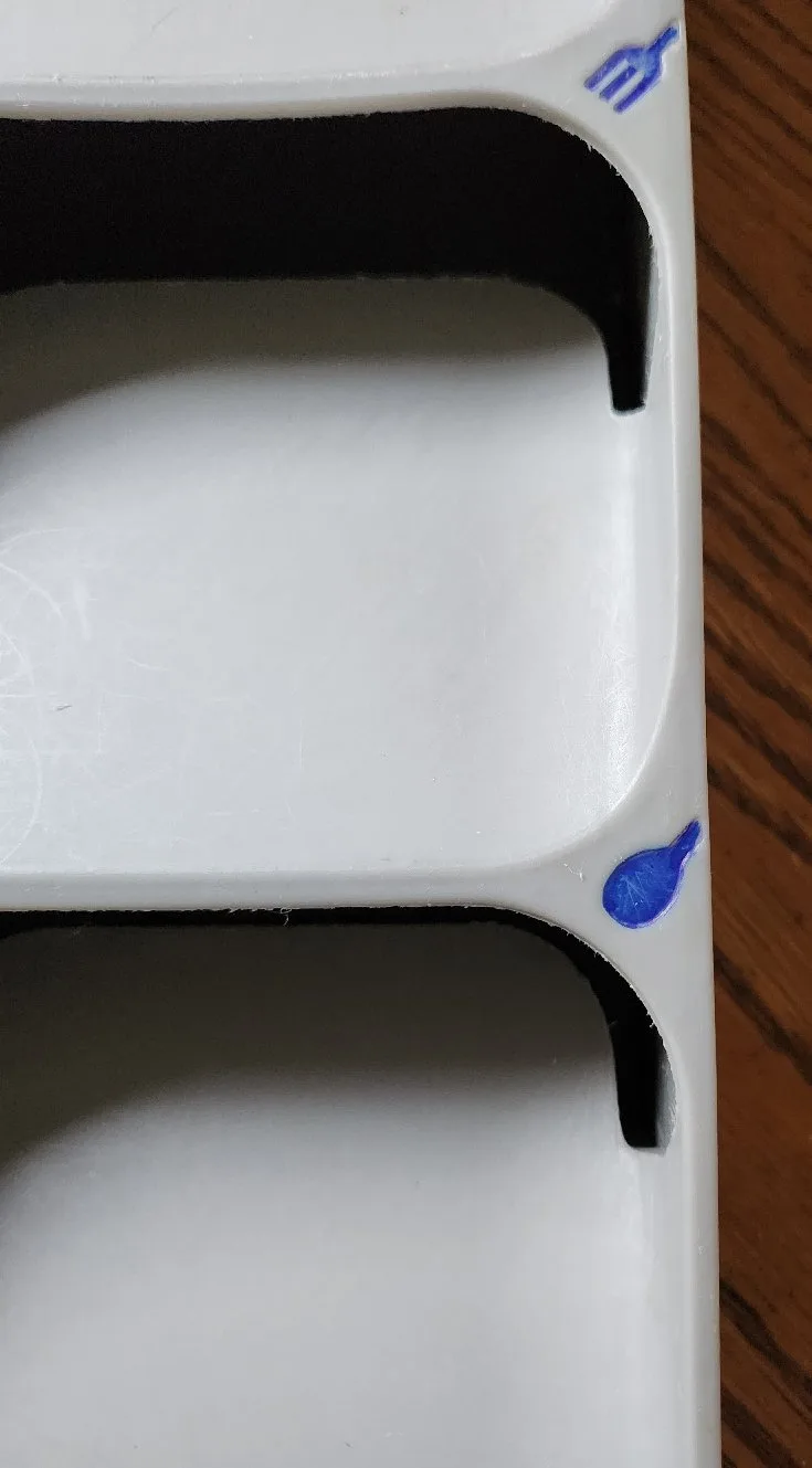 Grey Plastic Cutlery Tray Organizer image indicator(4)