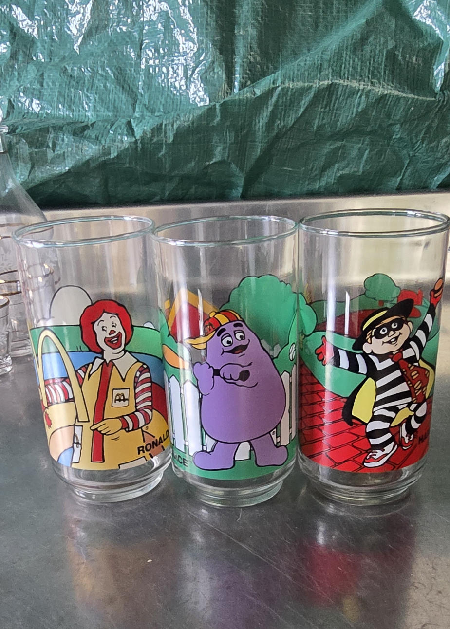1977 McDonald's Character Glasses