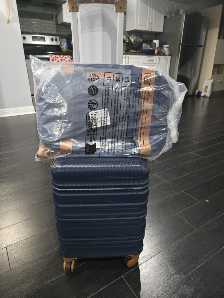Luggage Set - Grey/Pink