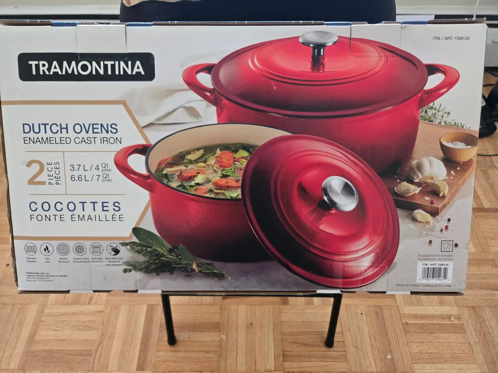 Tramontina Enameled Cast Iron Dutch Oven Set thumbnail