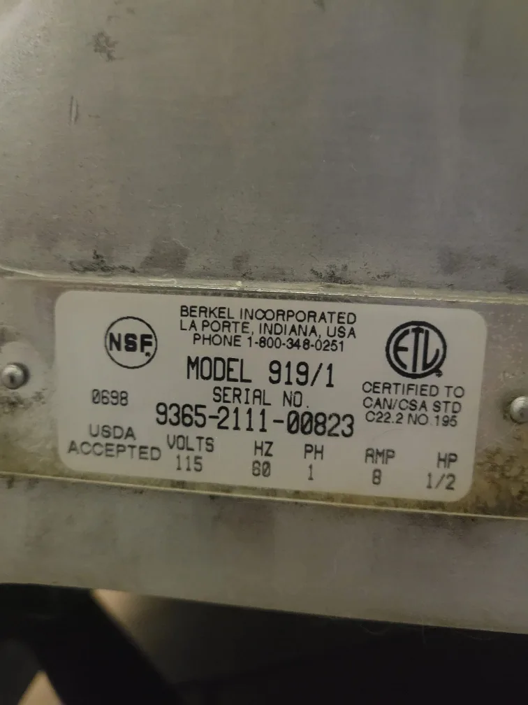 Berkel Nella Cutlery 919/1 Meat Slicer image indicator(3)