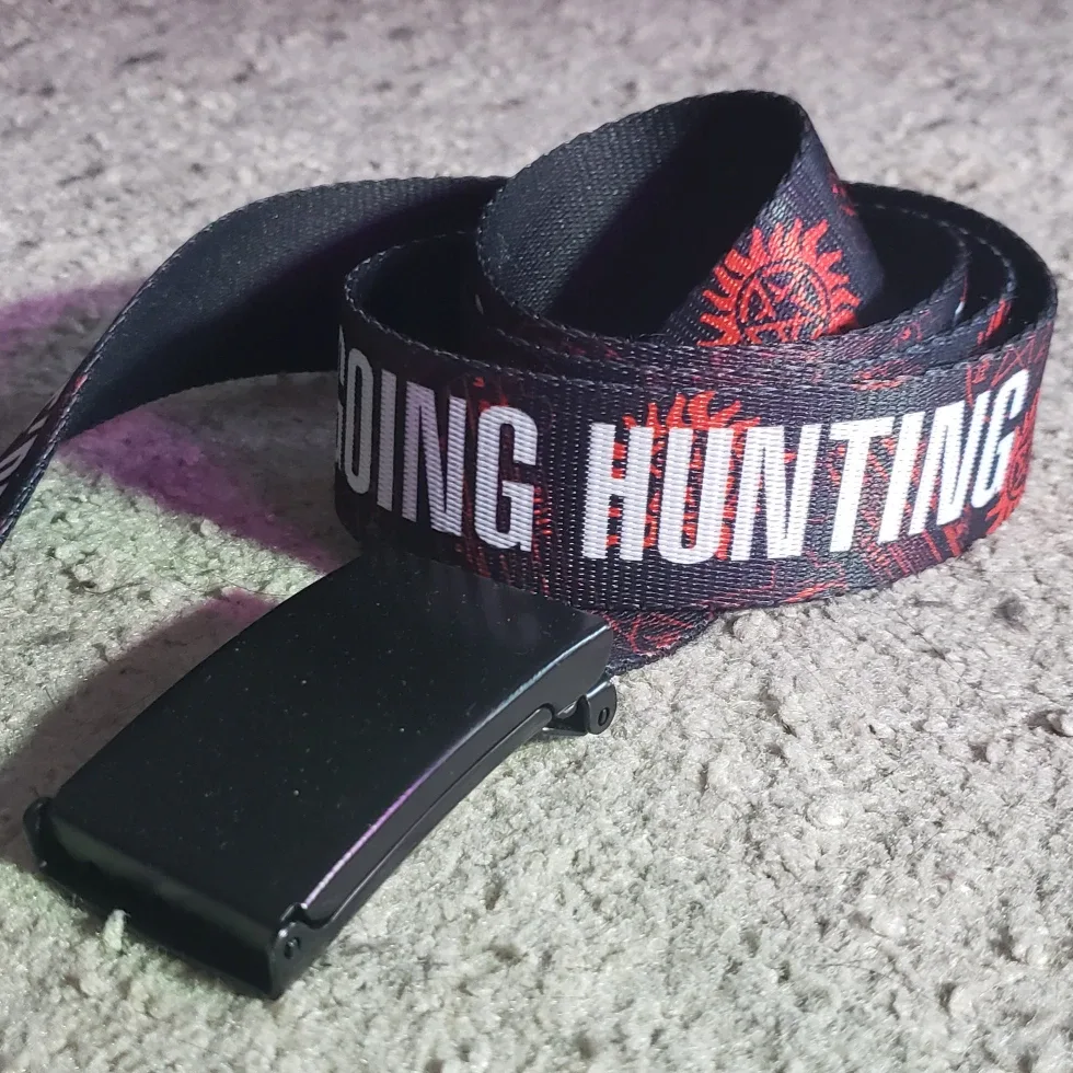 Supernatural “Get In Loser” Belt Pentagram Anti-Possession Sigil thumbnail