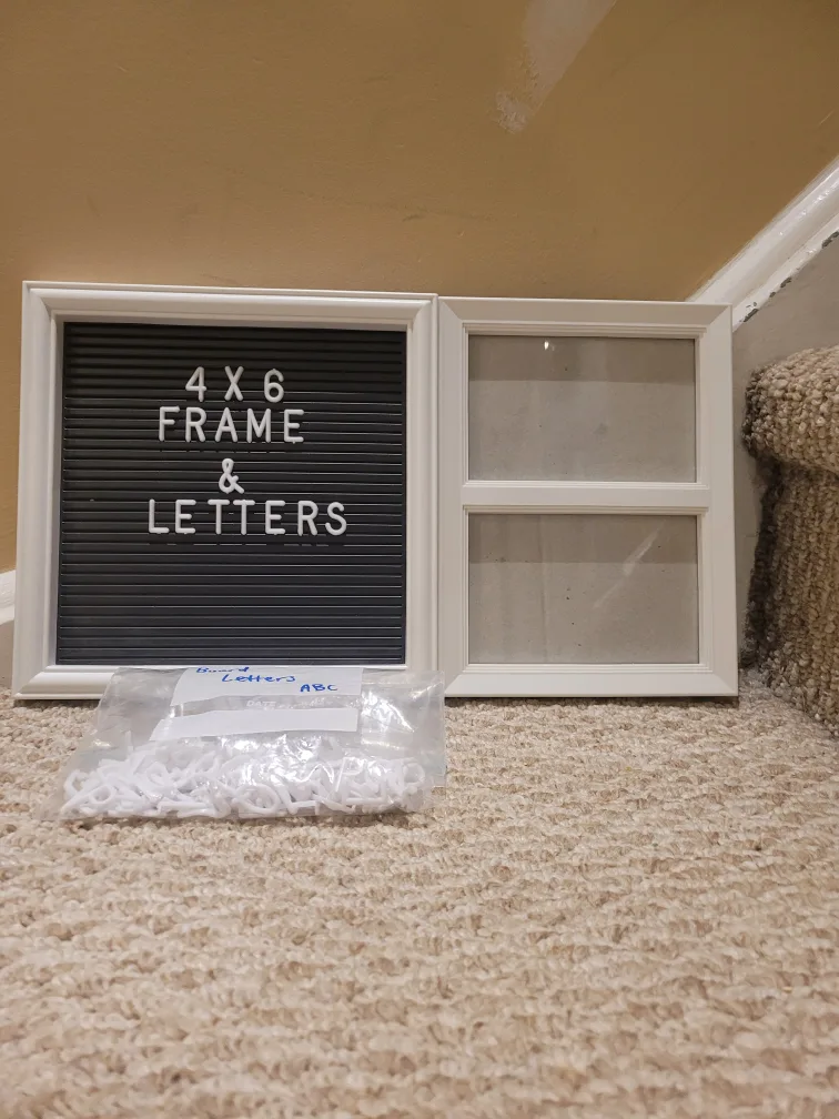 4x6 Frame & Letters thumbnail