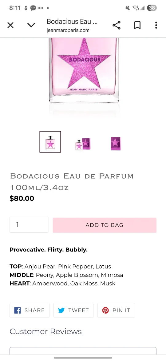 Victoria's Secret Bombshell Intense & Bodacious Perfume image indicator(2)