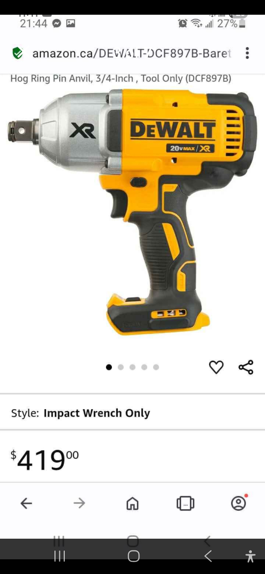 DEWALT Impact Wrench