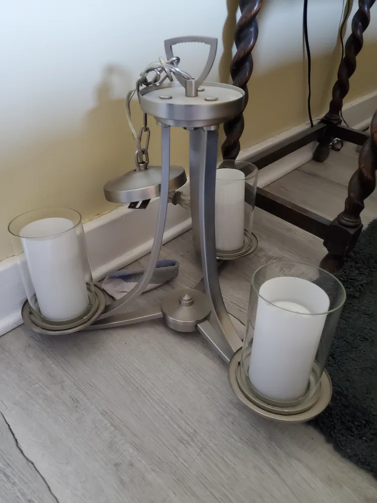 Three-Light Chandelier