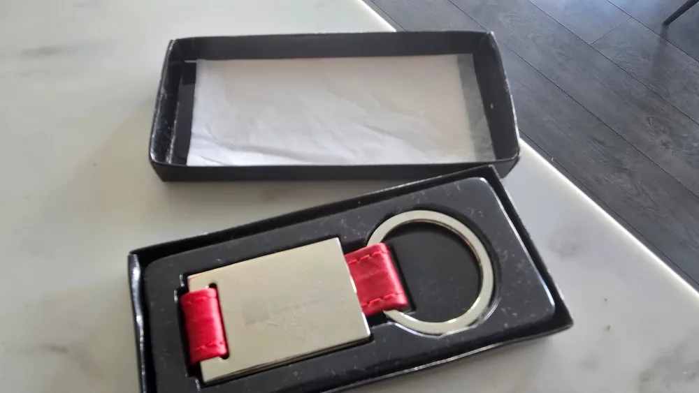 Keyring with Red Strap thumbnail