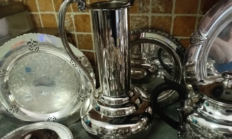 Stunning Full Collection of Silver Plated Serving Pieces image indicator(3)