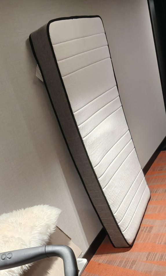 Twin Size Metal Bed Frame and Mattress - photo 2