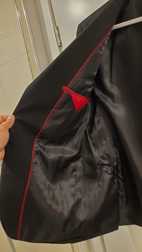 Mens 38 Slim Fit Black Label Stockhomme Suit Coat image indicator(2)