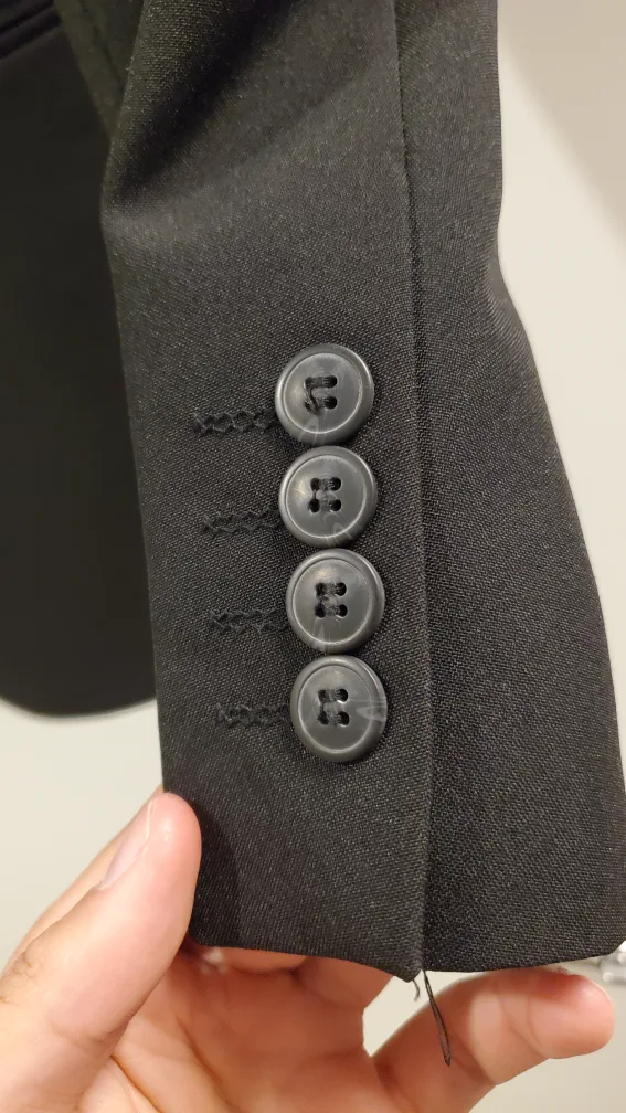 Mens 38 Slim Fit Black Label Stockhomme Suit Coat image indicator(6)