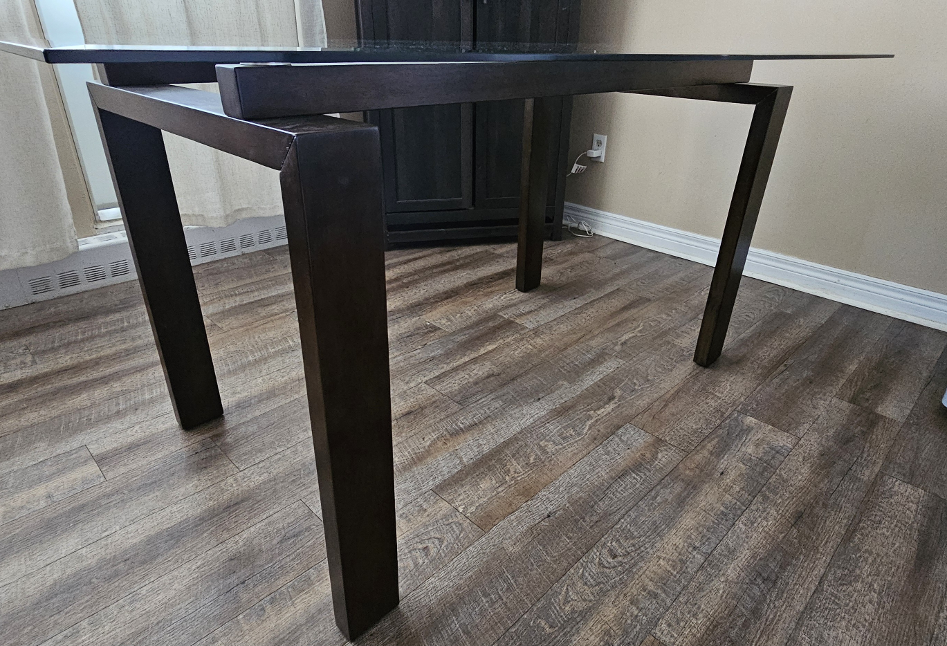 Glass Top Dining Table - photo 2