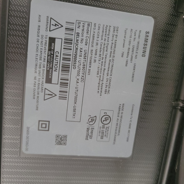 Samsung Flat Screen TV 58 inch - photo 3