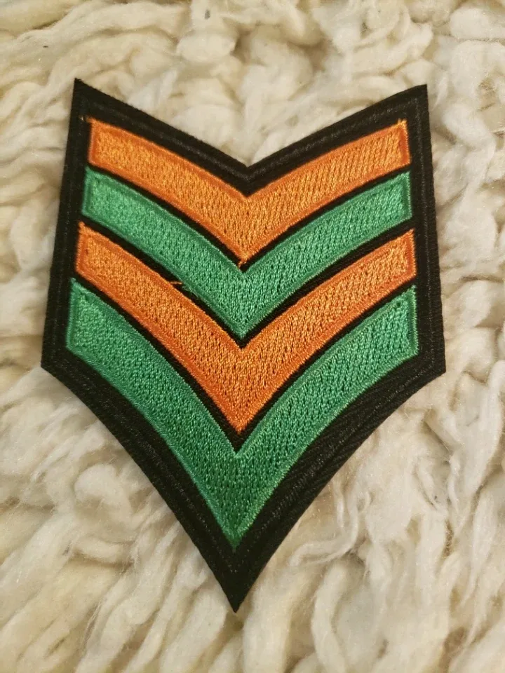 Embroidered Chevron Patch #freecycle thumbnail